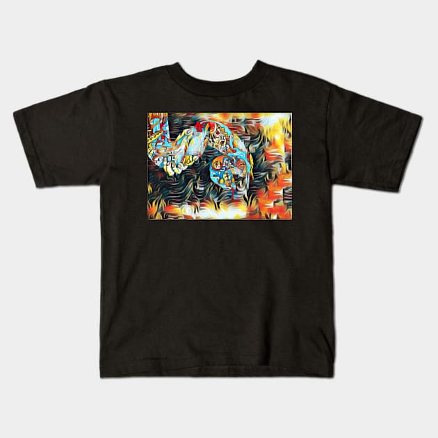 Python 21 Kids T-Shirt by Mr. Leon Artwork